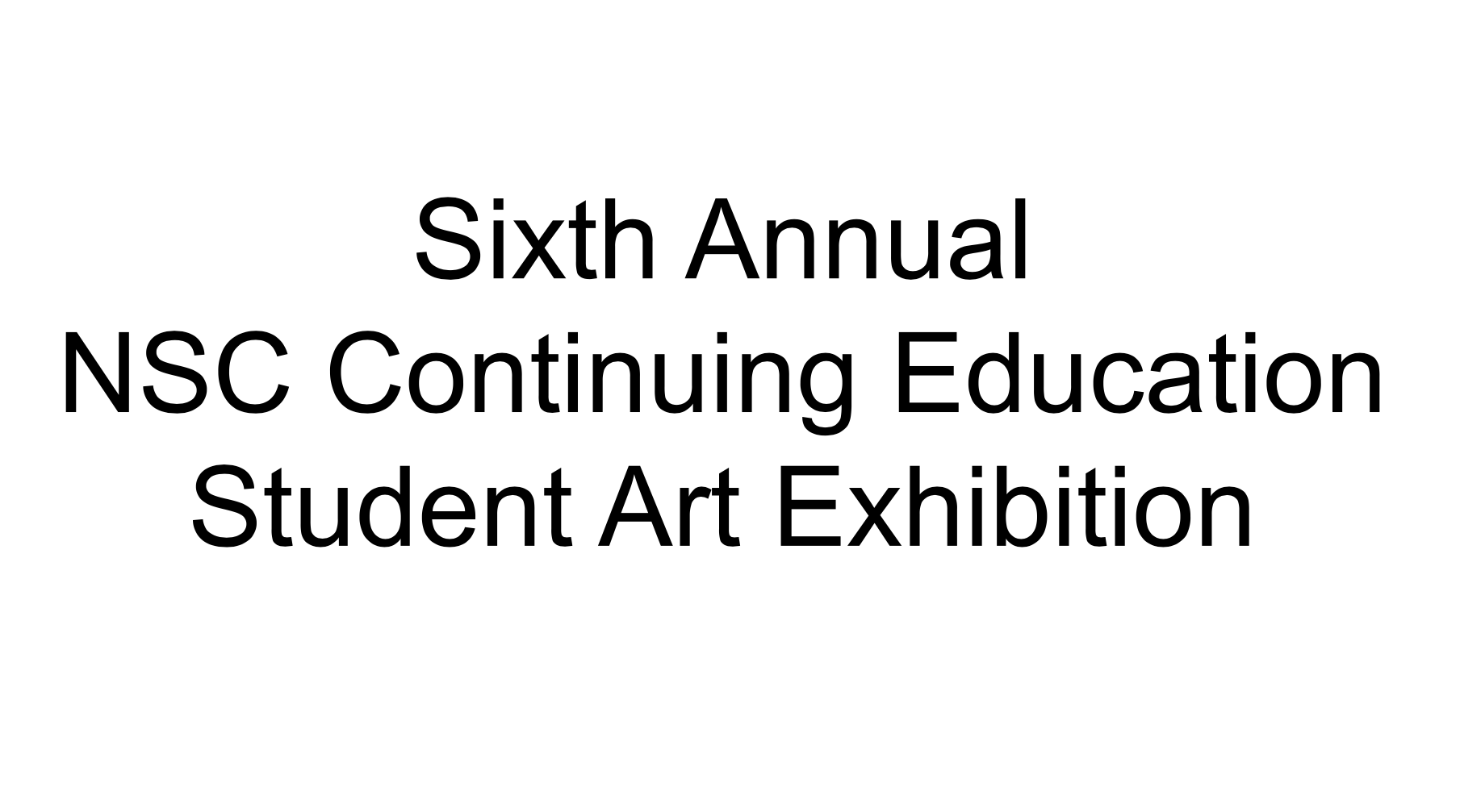 Exhibition Opening Slide 