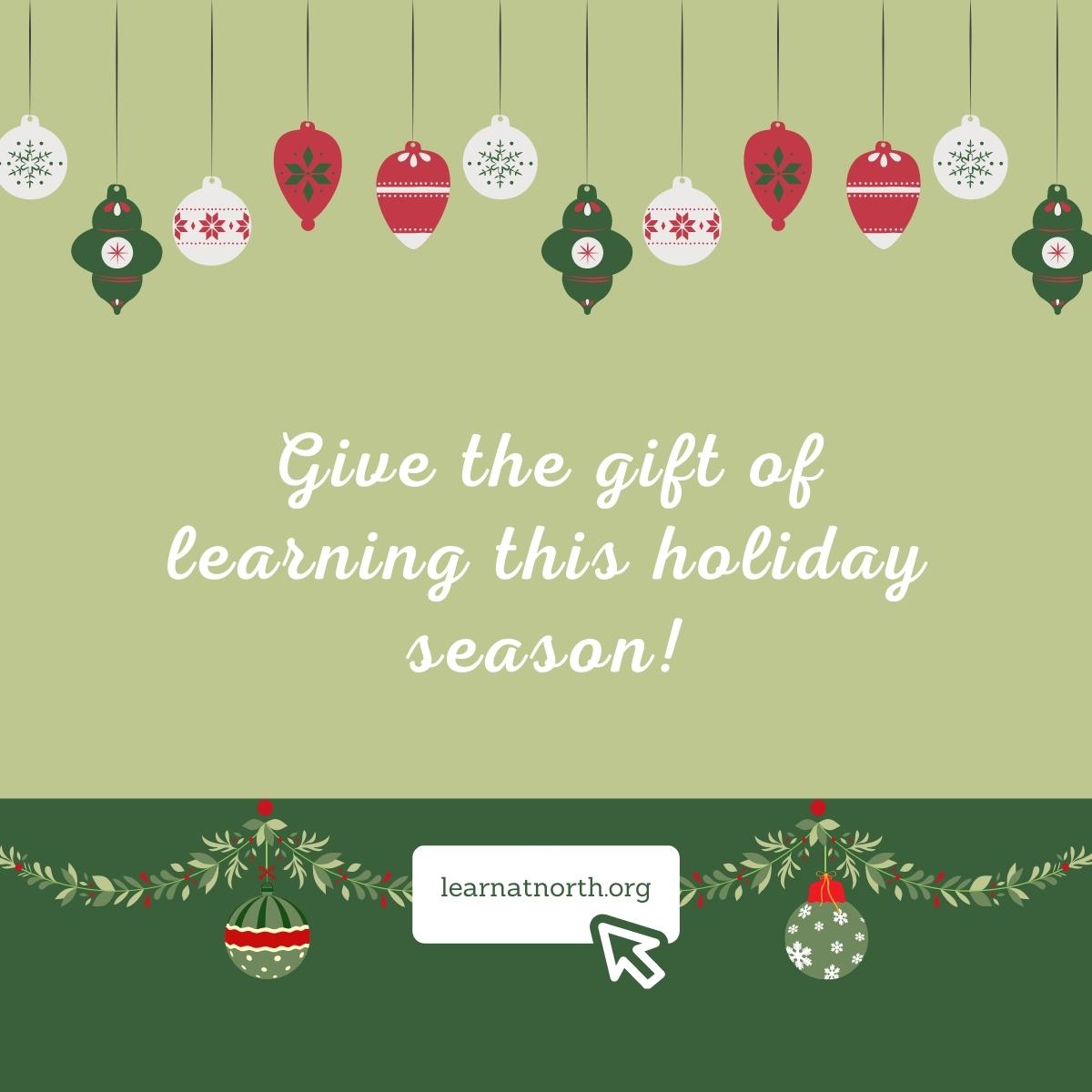 Give the gift of learning!