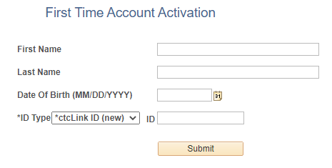 account activation